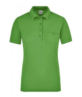 Donna Ladies' Workwear Polo Pocket Lime-green 8541