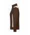 Donna Ladies' Workwear Sweat Jacket - COLOR - Brown/stone 8543