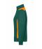 Donna Ladies' Workwear Sweat Jacket - COLOR - Dark-green/orange 8543