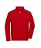 Homme Sweat-shirt veste workwear homme - COLOR - Rouge/marine 8544