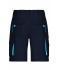 Unisexe Bermuda workwear - COLOR - Marine/turquoise 8545