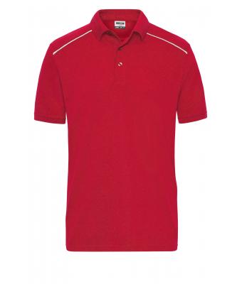 Uomo Men's  Workwear Polo - SOLID - Red 8710