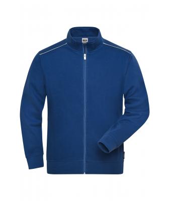 Uomo Men's Workwear Sweat-Jacket - SOLID - Dark-royal 8728