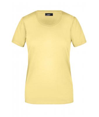 Donna Ladies' Basic-T Light-yellow 7554