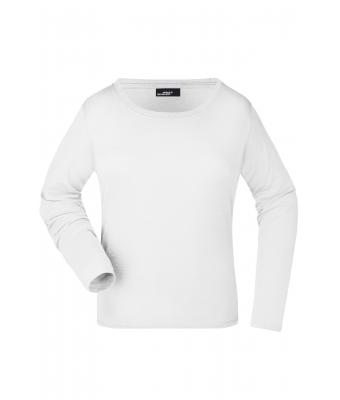 Donna Ladies' Shirt Long-Sleeved Medium White 7972