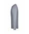 Uomo Men's Long-Sleeved Medium Grey-heather 7558