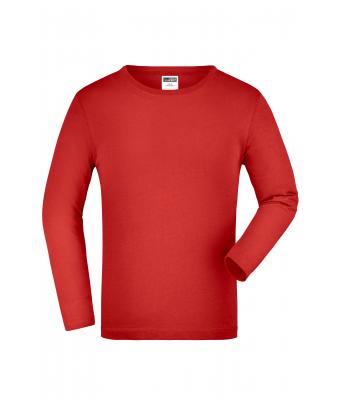 Kinder Junior Shirt Long-Sleeved Medium Red 7978