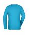 Donna Ladies' Stretch Shirt Long-Sleeved Turquoise 7984