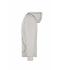 Homme Sweat-shirt à capuche contrasté homme Blanc-cassé/gris-chiné 8080
