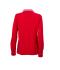 Ladies Ladies' Polo Long-Sleeved Red/off-white 8086