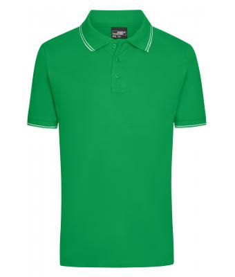 Uomo Men's Polo Fern-green/white 8208