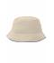 Donna Fisherman Piping Hat Natural/navy 7579