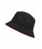 Donna Fisherman Piping Hat Black/red 7579