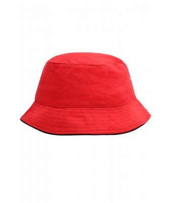 Donna Fisherman Piping Hat Red/black 7579