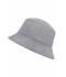 Damen Fisherman Piping Hat Grey/light-rosa 7579