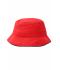 Damen Fisherman Piping Hat Red/black 7579