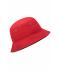 Bambino Fisherman Piping Hat for Kids Red/black 7580