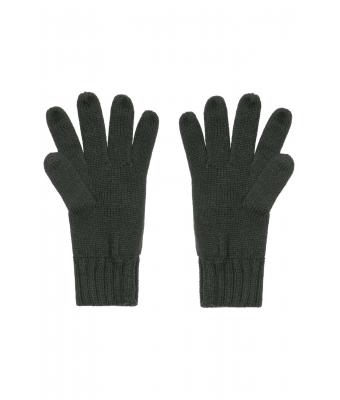 Unisex Knitted Gloves Black 7677
