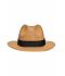 Unisex Traveller Hat Caramel/black 8296