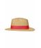 Unisex Traveller Hat Straw/red 8296