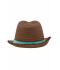 Unisex Trendy Summer Hat Nougat/turquoise 8549