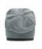 Unisex Fleece Beanie Grey-heather/carbon 8635