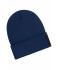 Unisex Beanie with Patch (10cm x 5cm) - Thinsulate Navy 11500