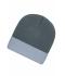 Unisex Knitted Cap Dark-grey/light-grey 7805