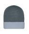 Unisex Knitted Cap Dark-grey/light-grey 7805