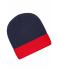 Unisex Knitted Cap Navy/red 7805