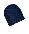 Unisex Casual Outsized Crocheted Cap Navy 7886