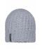 Unisex Casual Outsized Crocheted Cap Silver 7886