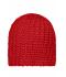 Unisex Casual Outsized Crocheted Cap Red 7886