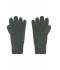 Unisex Melange Gloves Basic Racing-green 8245