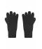 Unisex Melange Gloves Basic Black 8245